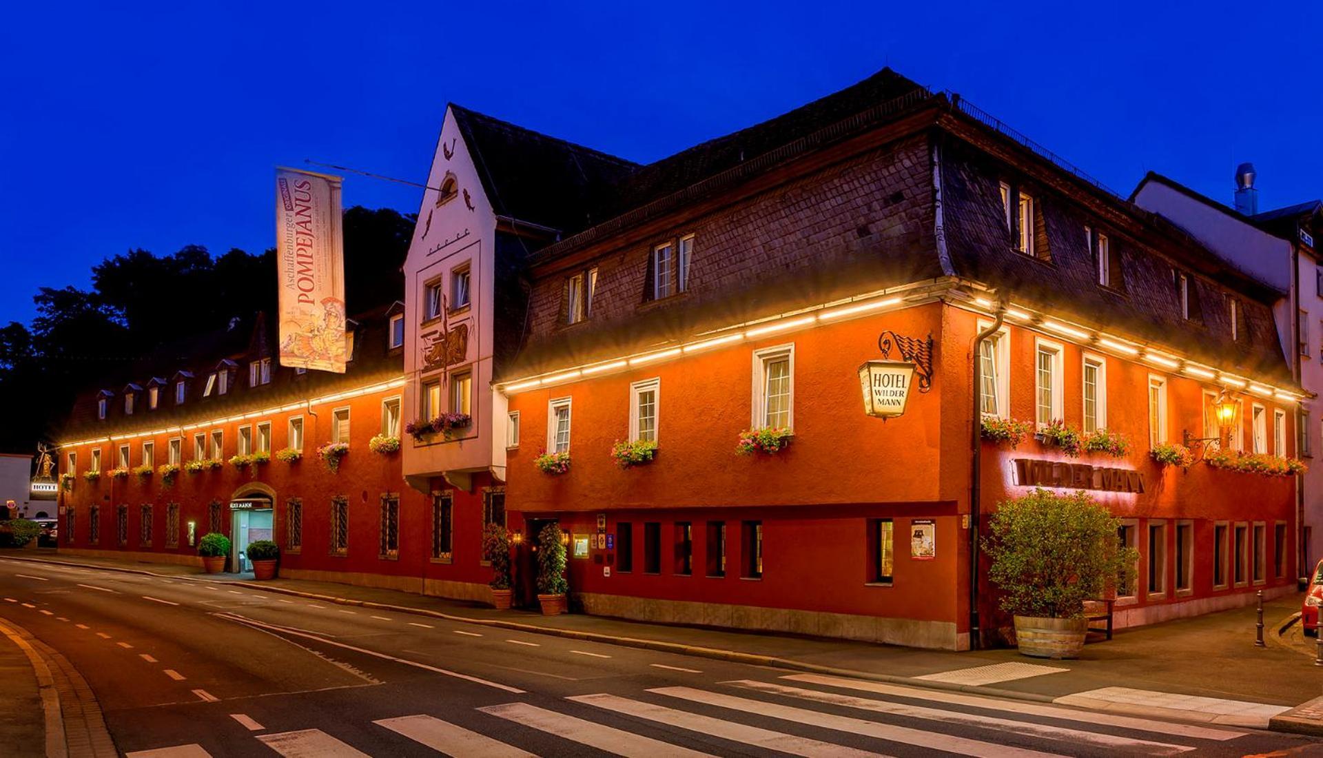 Hotel Wilder Mann Aschaffenburg Exterior foto